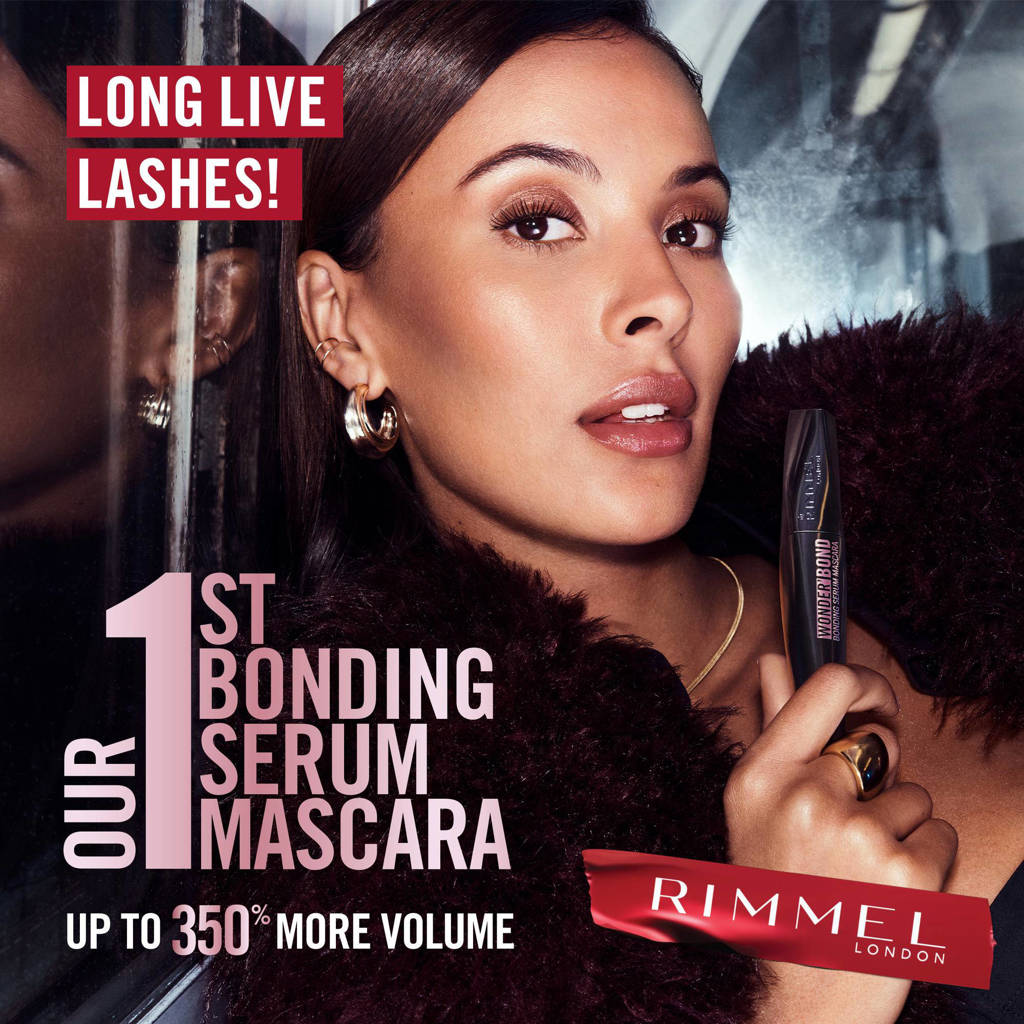 Fijne mascara Wonder'Bond Bonding Serum mascara - 001 Black