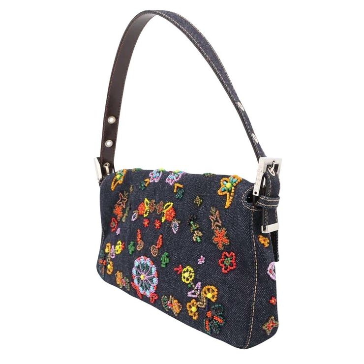 Fendi Vintage Fendi Baguette Navy