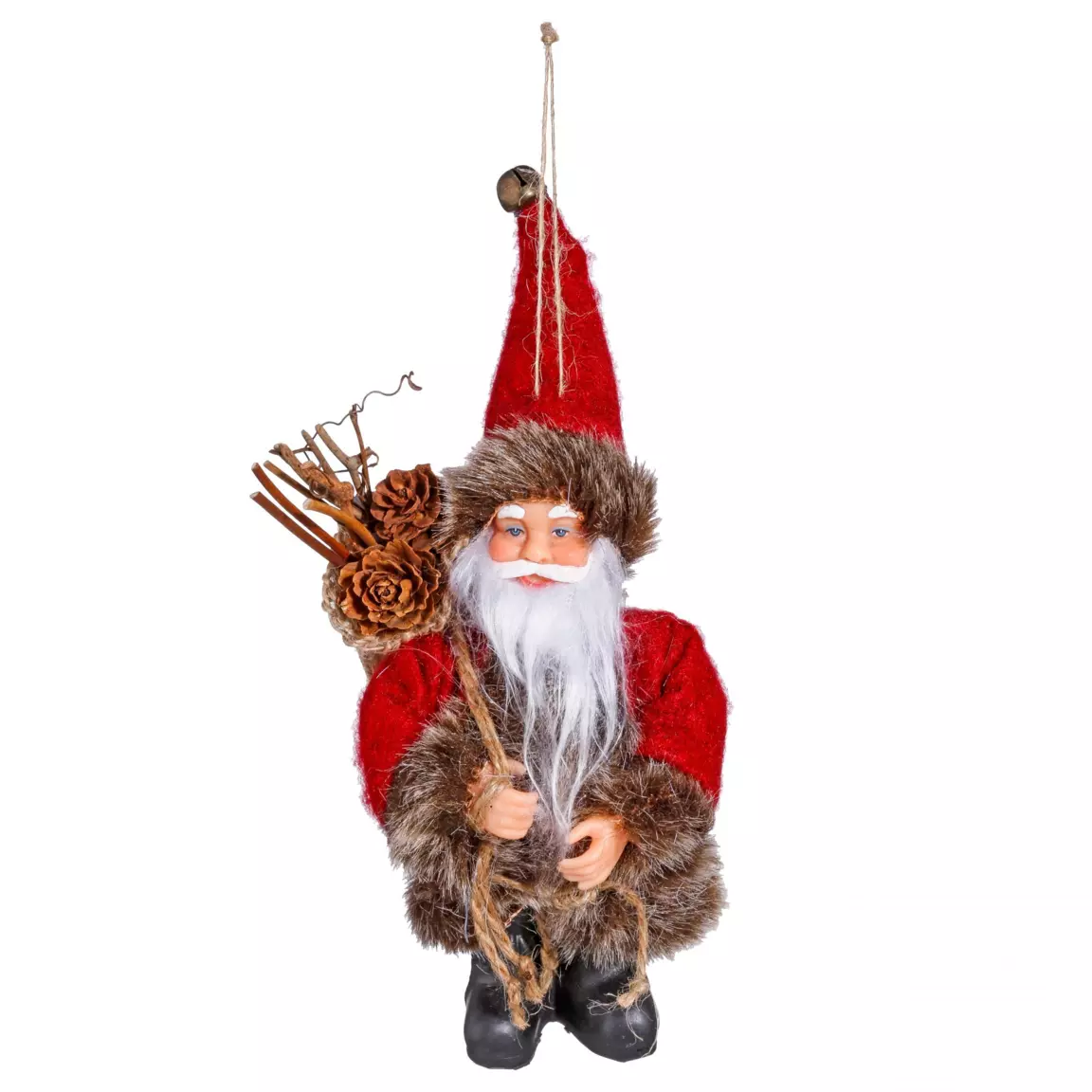 Père Noël à suspendre (H13 cm) Alphonse Rouge
