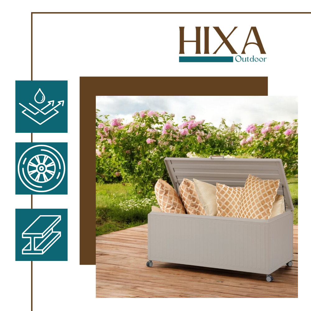 Hesperide HIXA Luxe Opbergbox Tuinkussenbox Soft Close Waterdicht 1...