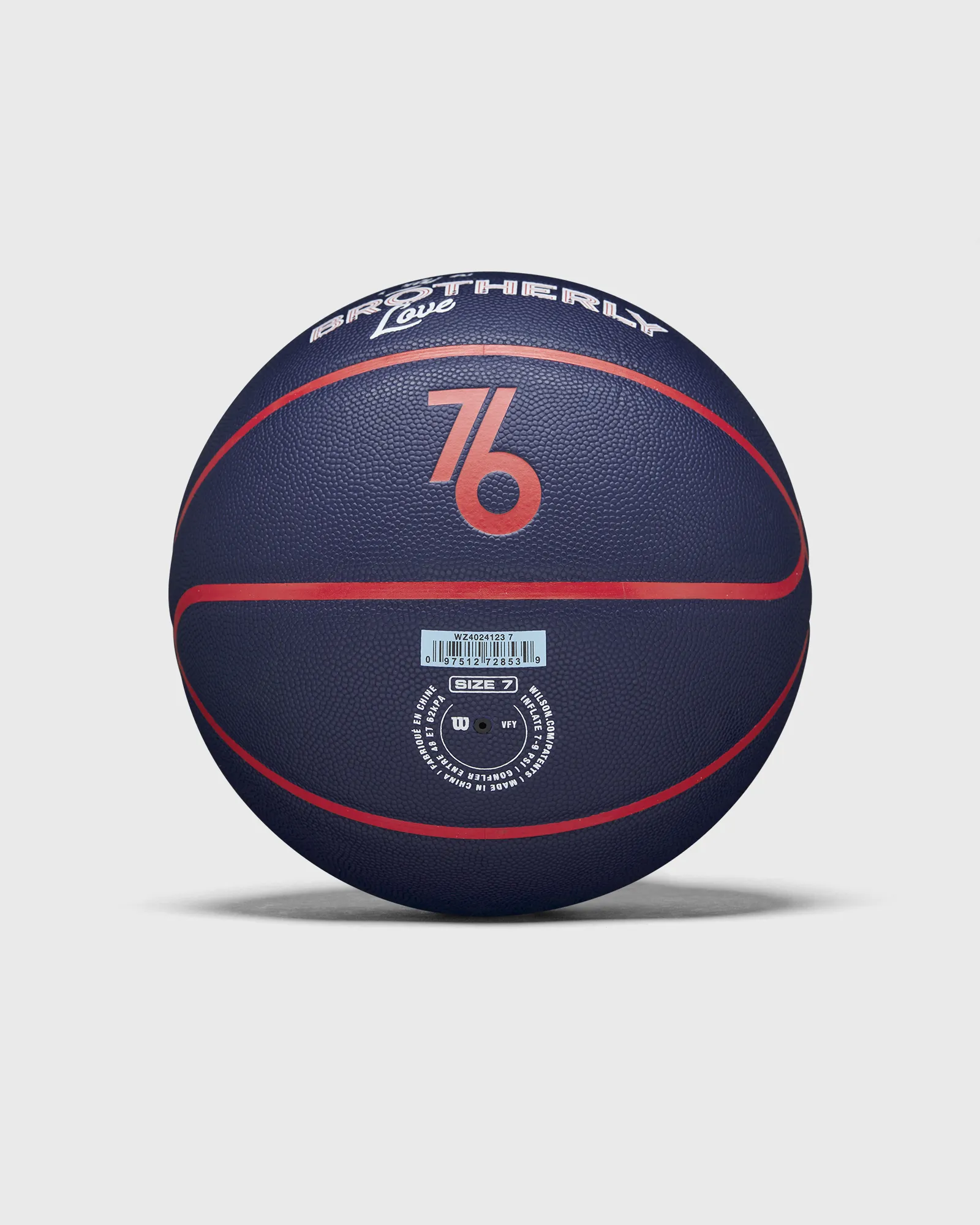 WILSON 2023 NBA TEAM CITY COLLECTOR PHILADELPHIA 76ER SIZE 7
