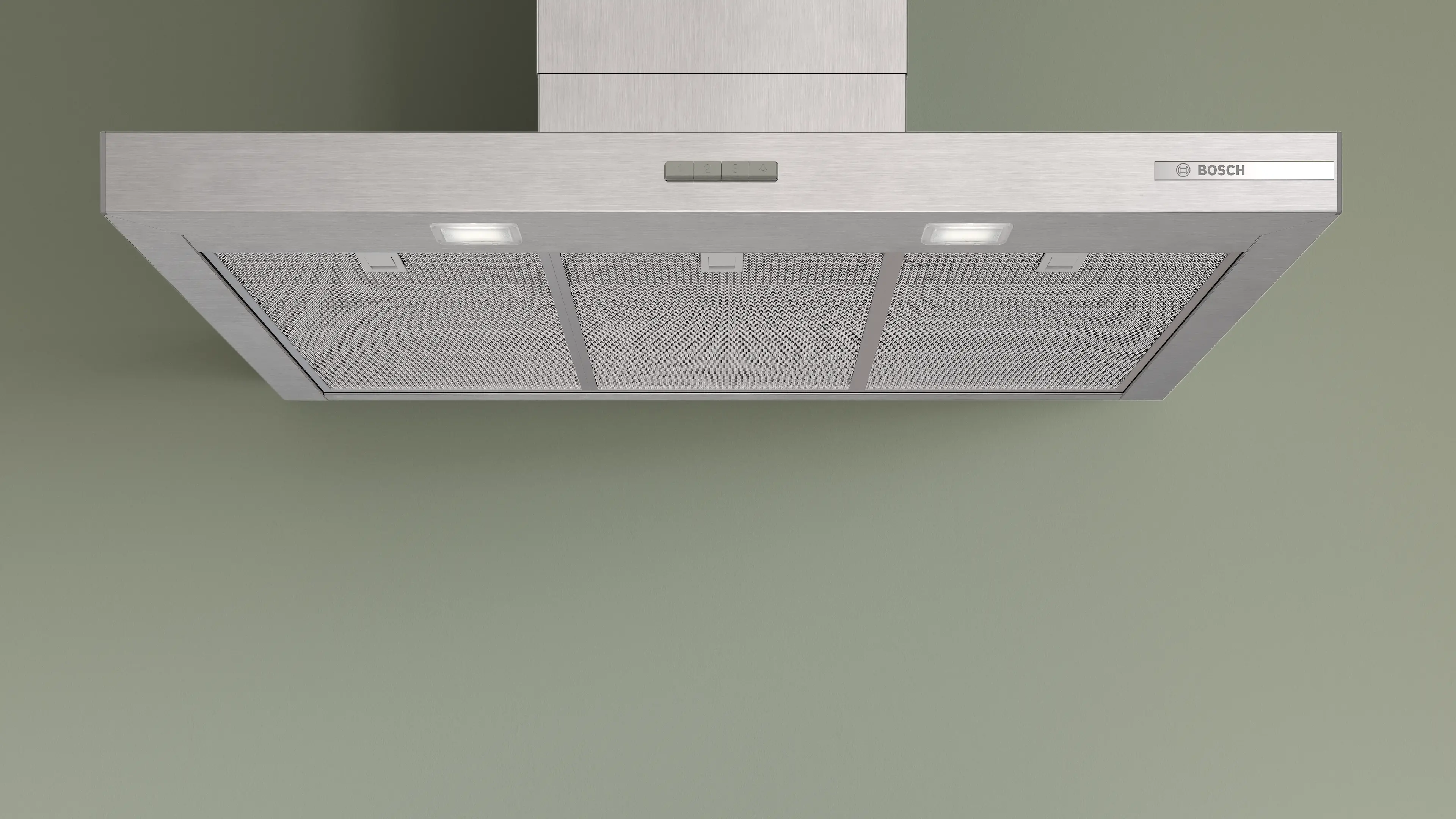 Serie 2 Wandschouwkap 90 cm Metaal-look