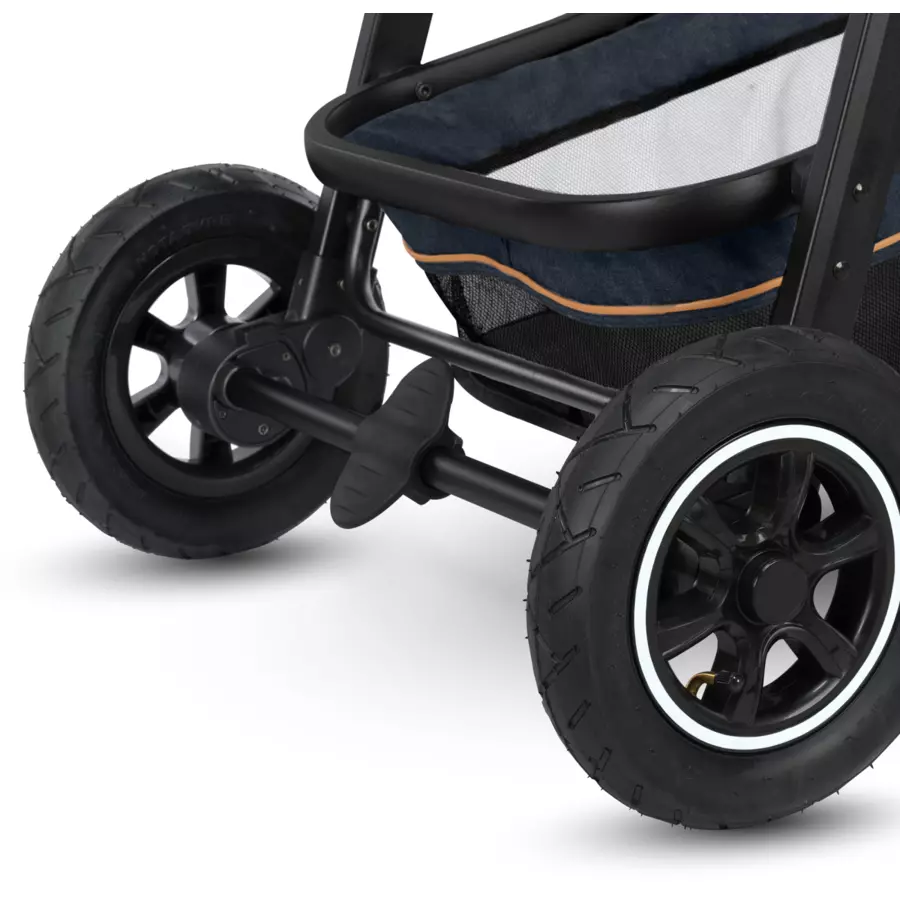 lionelo Kombikinderwagen Amber 3 in 1 Blue Navy