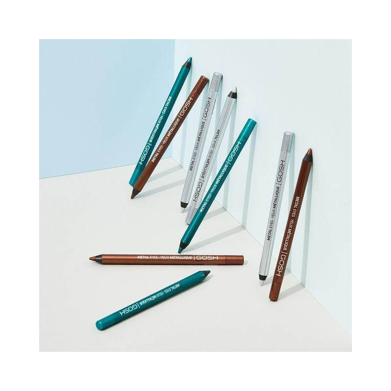 Eyeliner waterproof effet métal n°02 Moonstone - Metal Eyes GOSH