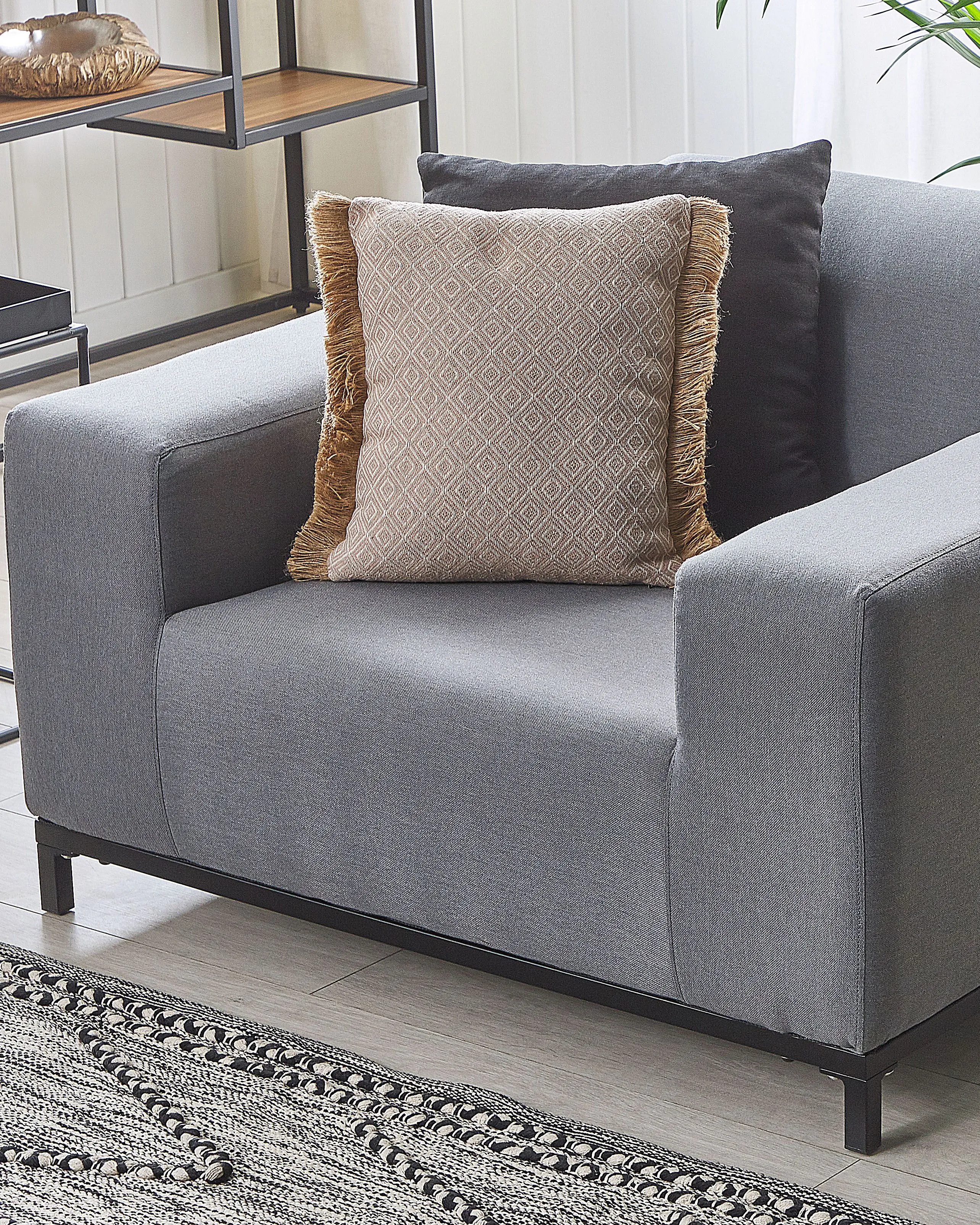 Fauteuil ROVIGO Stof Grijs