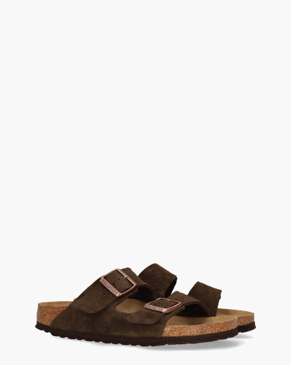 Birkenstock Arizona Donkerbruin Damesslippers