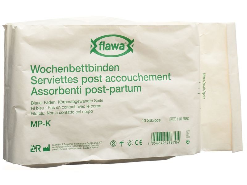 FLAWA Wochenbettbinden MP-K 10 Stück Wochenbettbinden