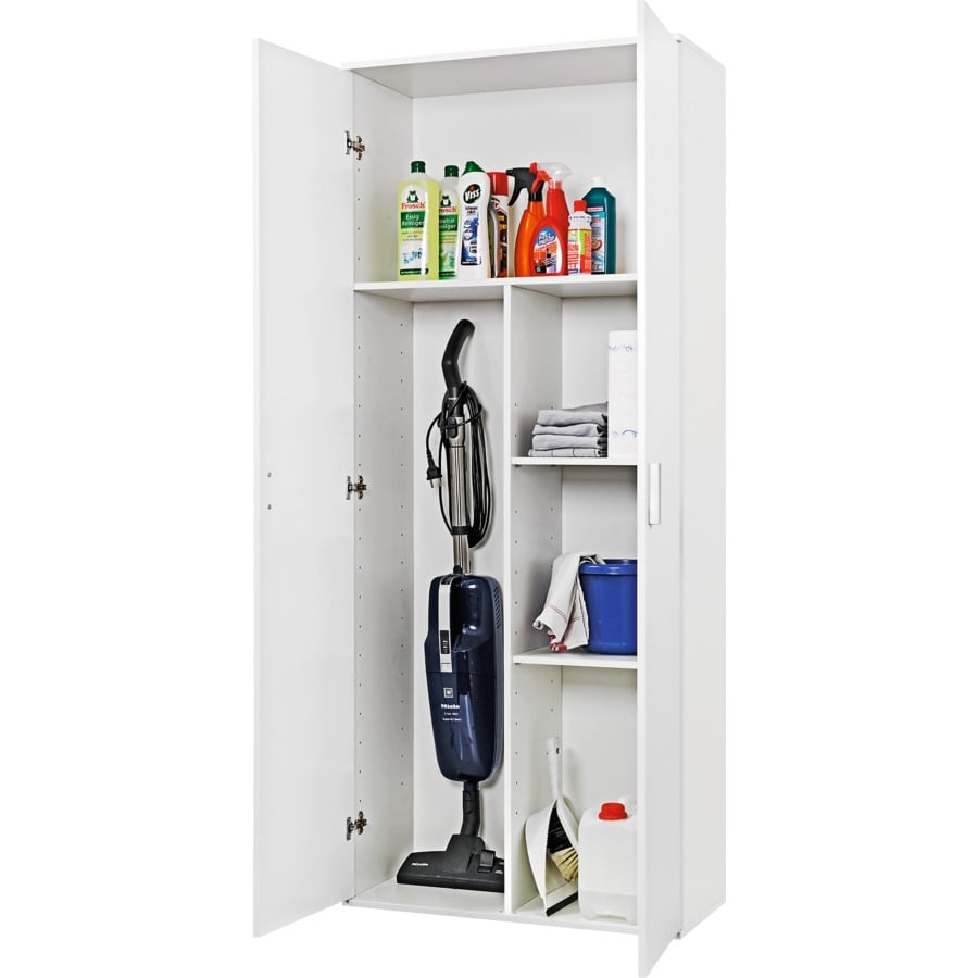Mehrzweckschrank Kreta 1 Dekor weiss 75 x 184 x 35 cm