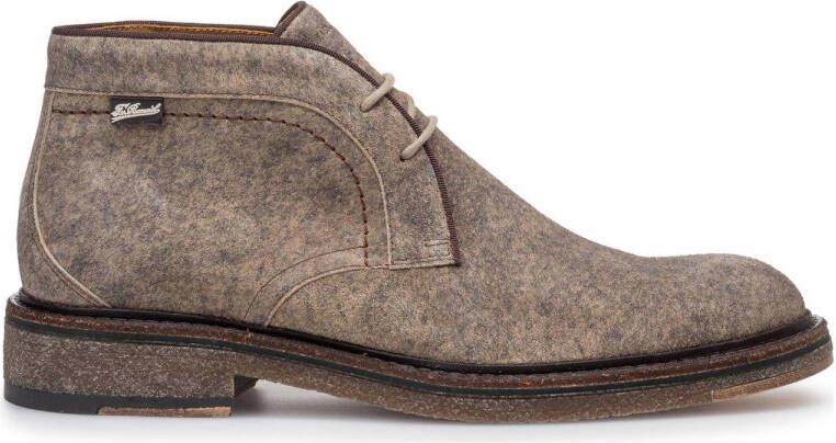 FLORIS VAN BOMMEL Nette Schoenen Heren Sfm-50163 De Tanker Maat: 43⅓ Materiaal: Textiel Kleur: Taupe