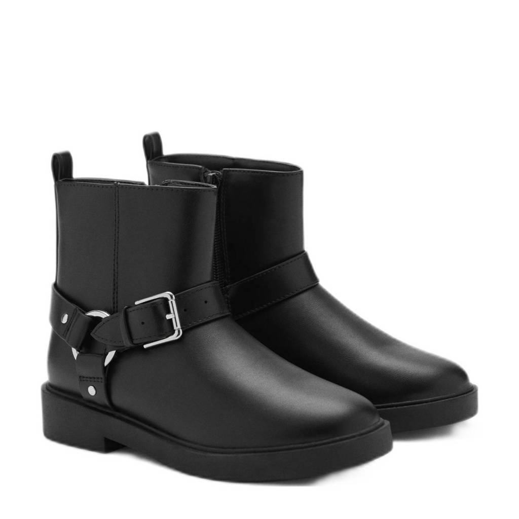 Mango Kids bikerboots zwart