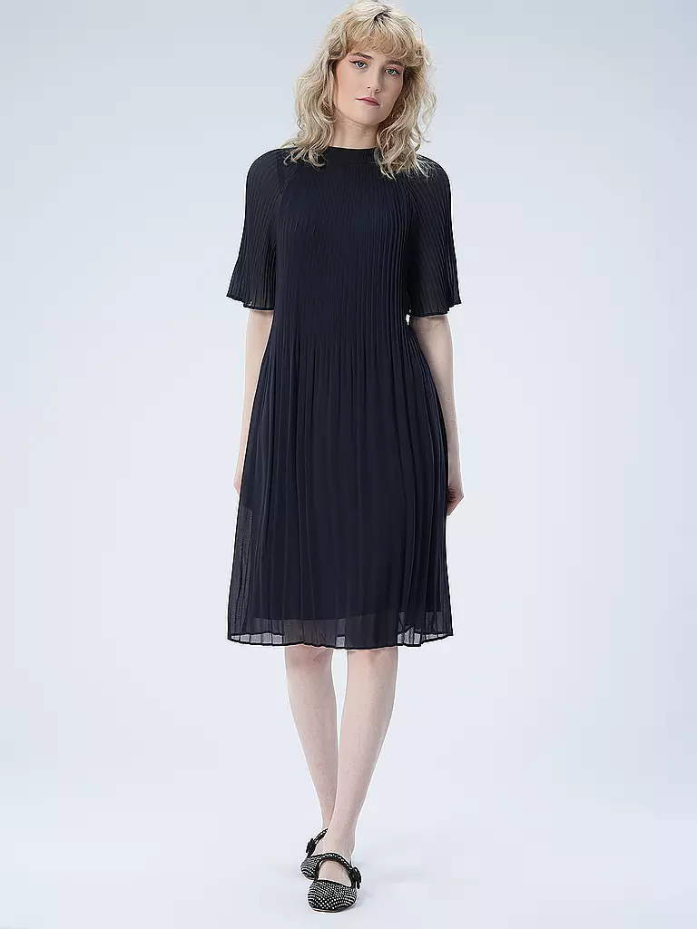 COMMA Midikleid  dunkelblau