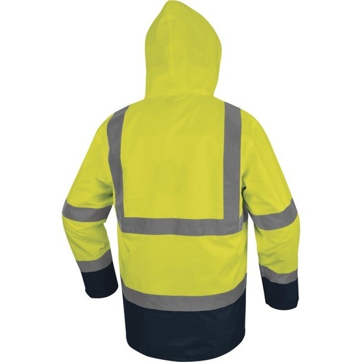 Parka - Sécurité haute visibilité jaune 5 en 1 - Polyester