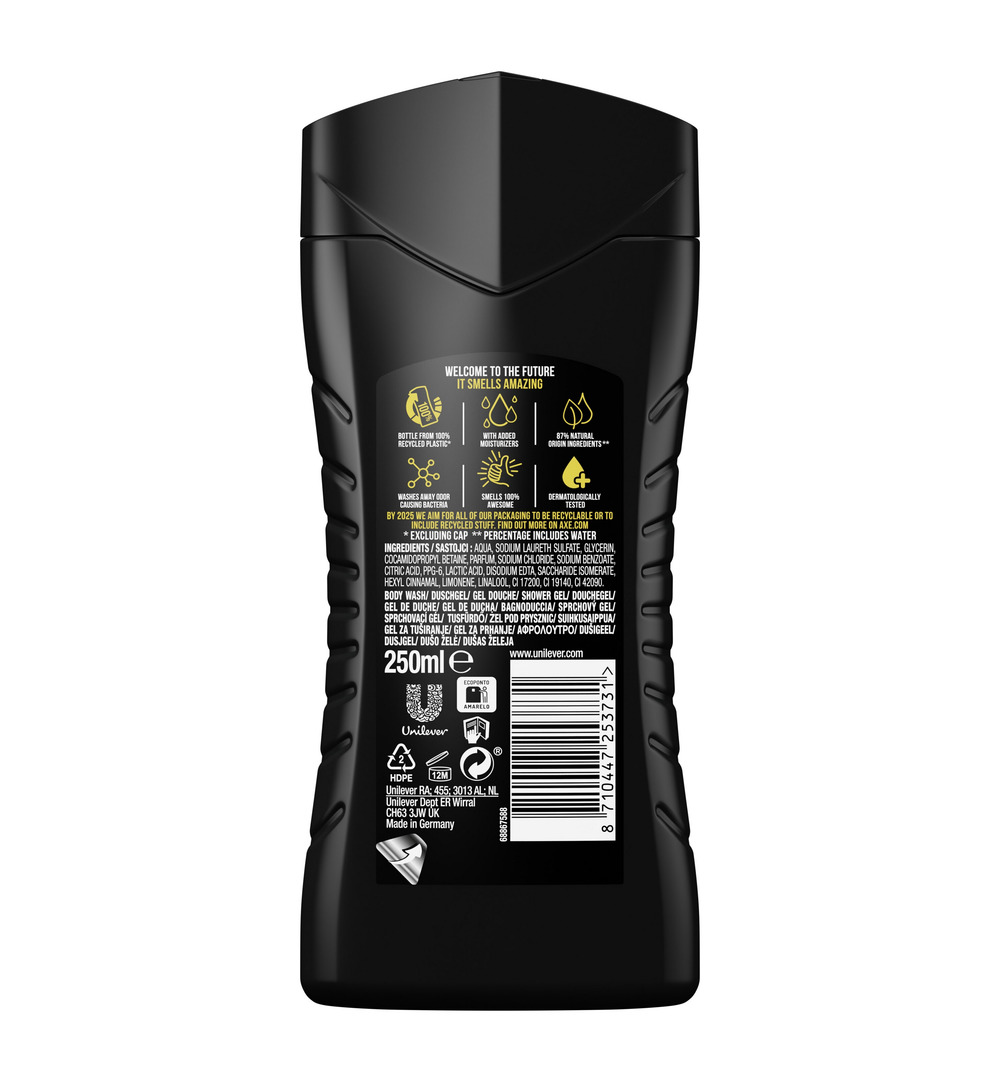 Axe Shower gold oudwood & vanilla (250 ml)