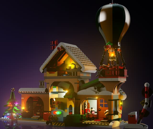 Light My Bricks™ Santa's Post Office lyskit