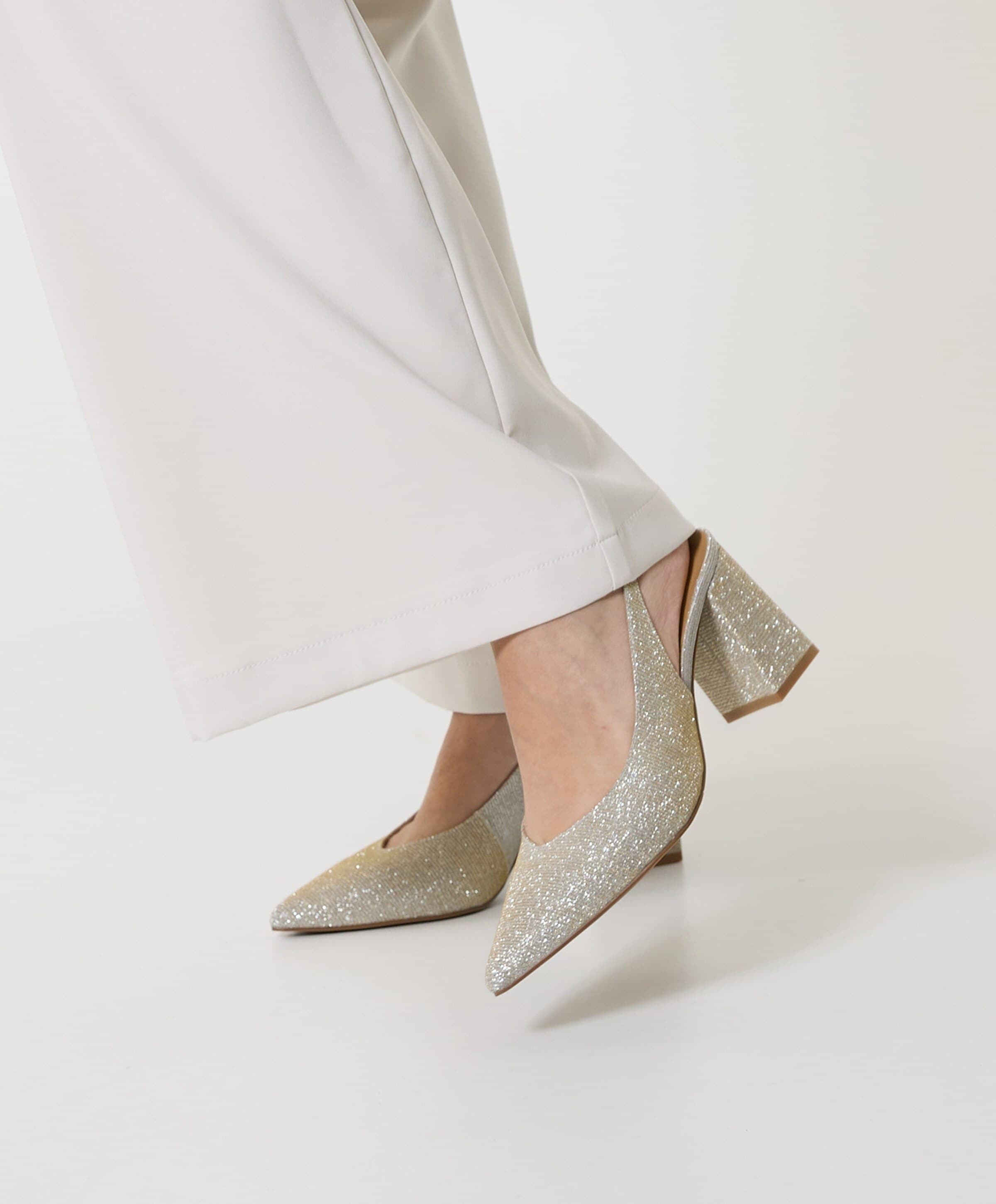 Di Lauro  Alfonsa dames slingbacks goud