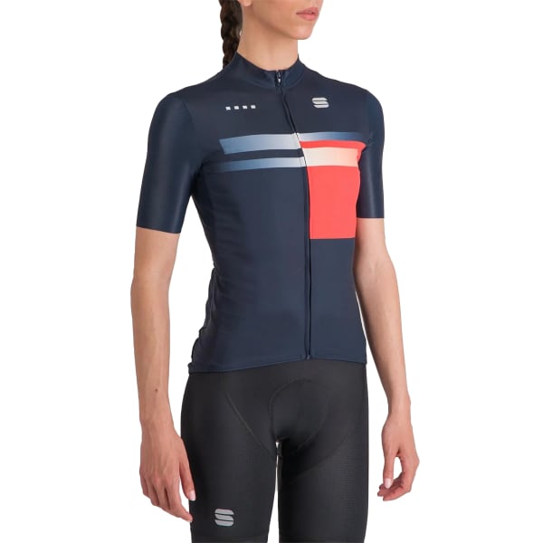 Maillot vélo SPORTFUL GRUPPETTO W JERSEY GALAXY BLUE POMPELMO