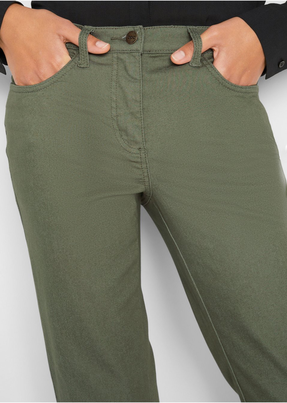 Pantalon 3/4 super-stretch avec taille confortable