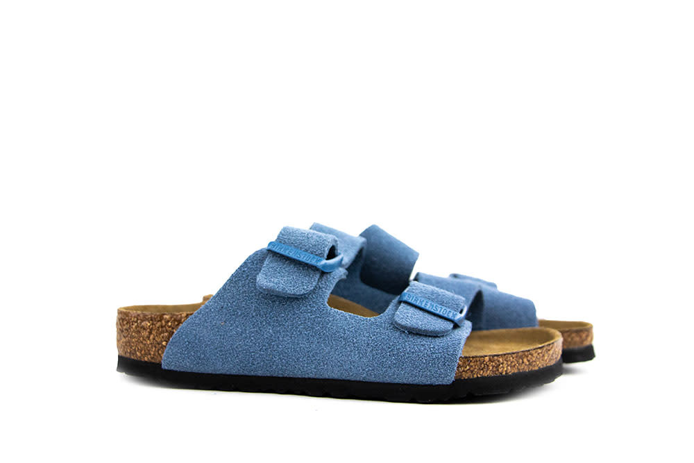 Birkenstock Arizona Elemental Blue Suede Narrow