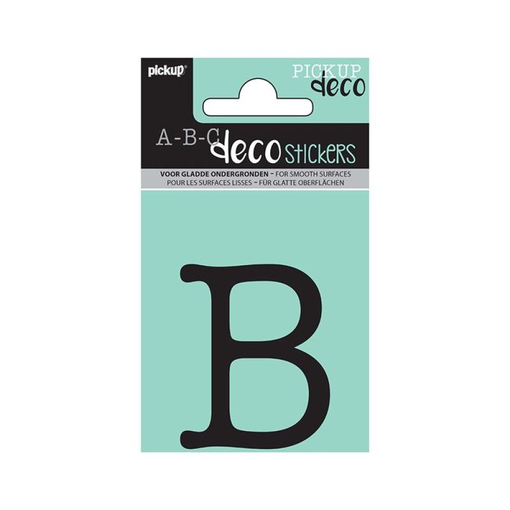 SKILT PICKUP ABC DECO MAUD 60 MM B SORT