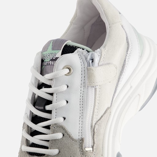 Giga Sneakers wit Leer