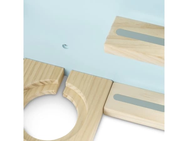 Hama 00132437, Flytende hylle, Veggmontert, Tre, Blå, Tre, Barnerom, 7 hyller