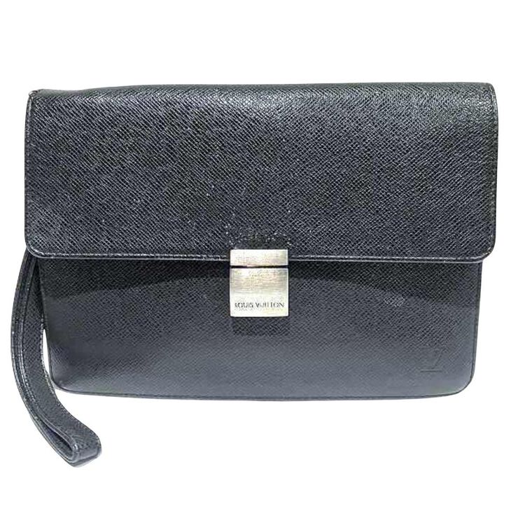 Louis Vuitton Vintage Louis Vuitton Clutch Black