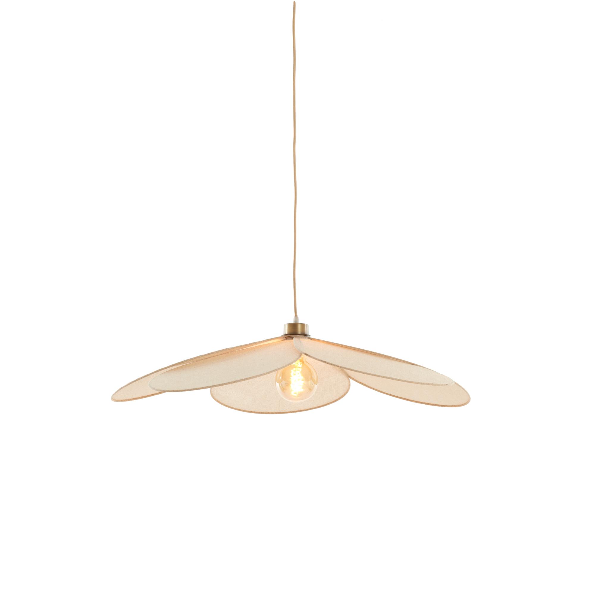 Light & Living Hanglamp Fyano - Zand - Ã79cm