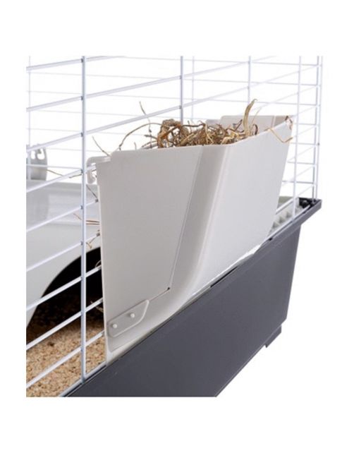 Ferplast Konijnenkooi Casita 100 - Dierenverblijf - 96x57x56 cm Zwart