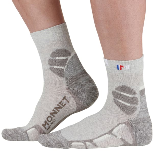 Chaussette randonnée MONNET TREK LIN MID GREY/WHITE