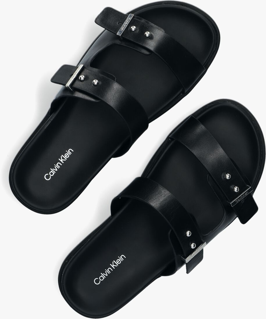 CALVIN KLEIN zwarte calvin klein slippers ergonomic slide