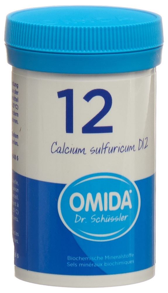 Omida Nr12 Calcium sulfuricum Tabl 12 D Ds 100 g