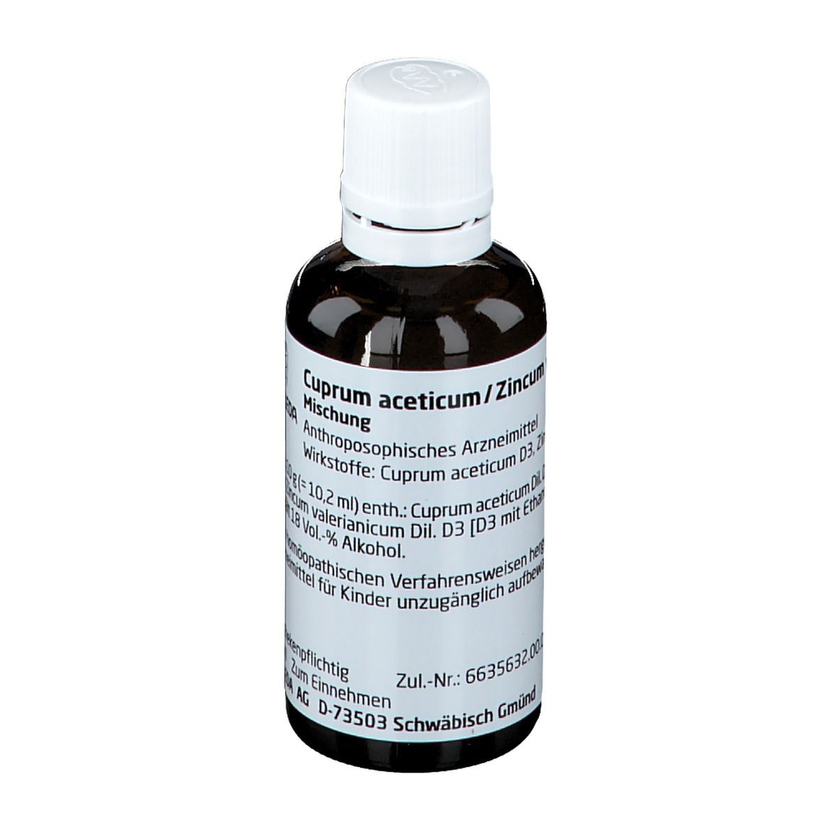 Cuprum Aceticum / Zincum valerianicum