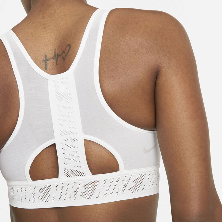 Nike Swoosh Ultrabreathe Medium Support Sports Bh Hvid