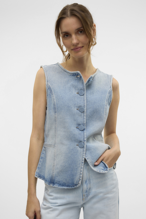 Vero Moda blauwe dames gilet