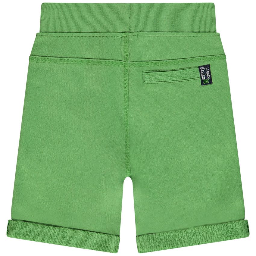 Bermuda en molleton chiné - Vert