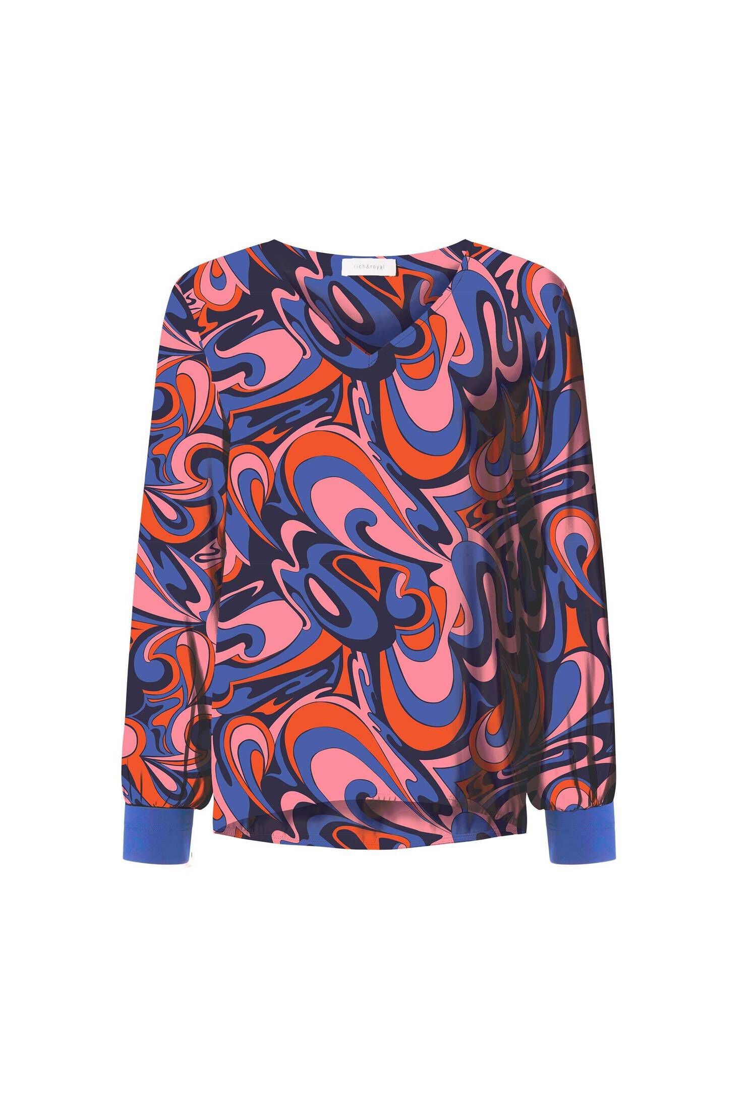 Rich & Royal| Damen Bluse Langarm
