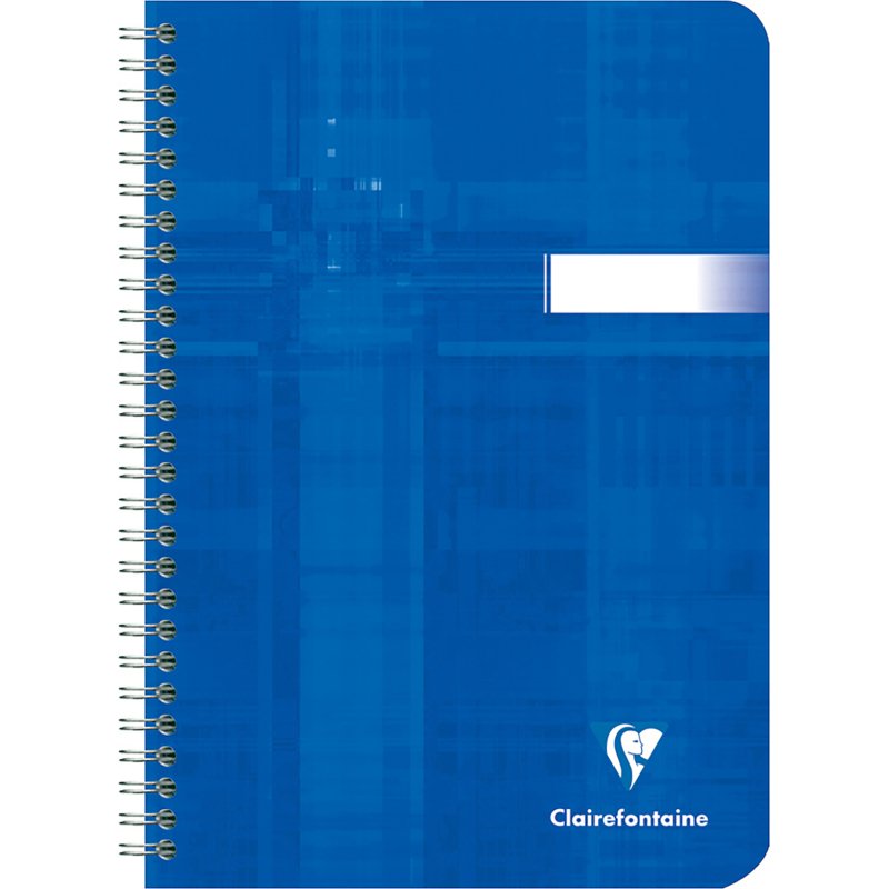 Cahier spirale Clairefontaine Metric A5 14,8 x 21 cm petits carreaux 180 pages