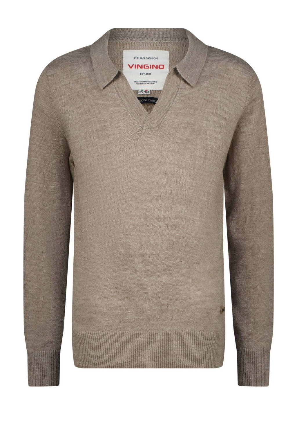 Vingino pullover zand fijn gebreid
