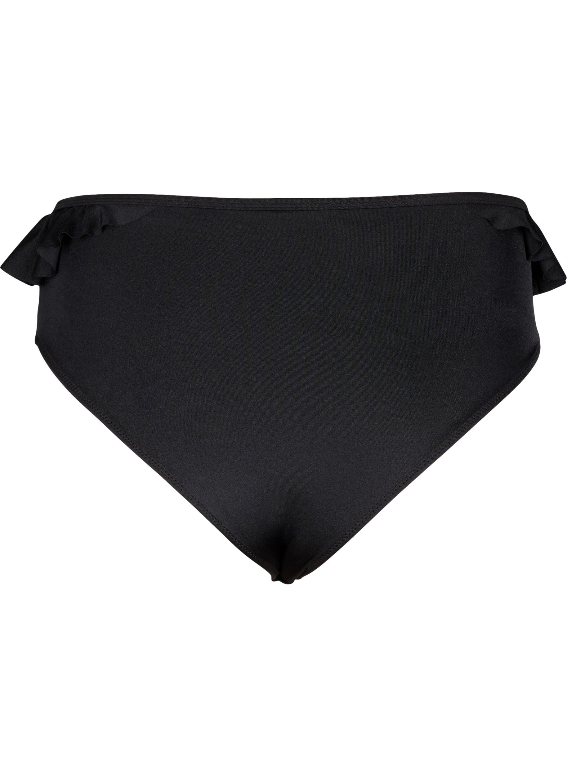 Bikinitrusser med flæser