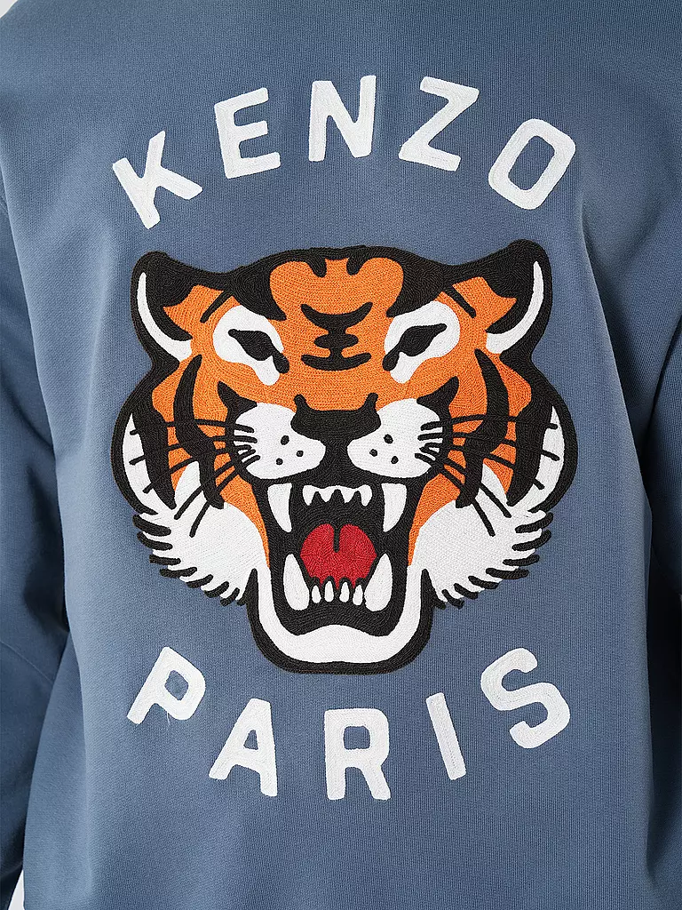 KENZO Sweater LUCKY TIGER blau