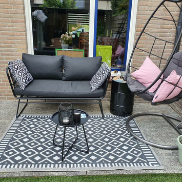 Loungebank Madrid Zwart