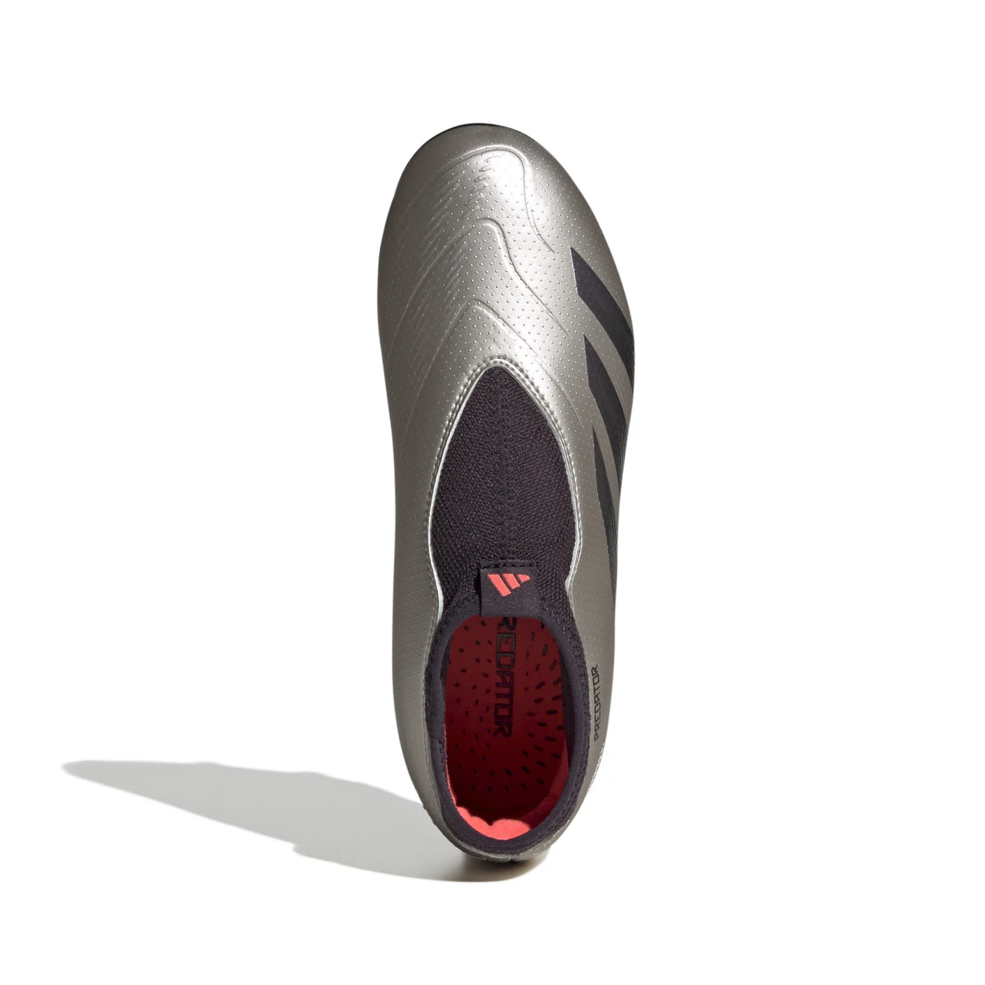 Adidas Predator League Veterloze Gras Voetbalschoenen (FG) Kids Zilver Zwart Roze