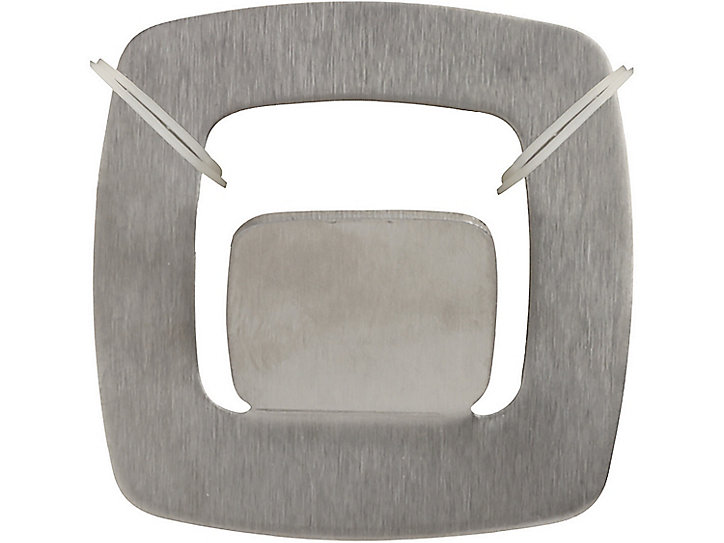 Crochet carré GPI moyen modèle métal gris