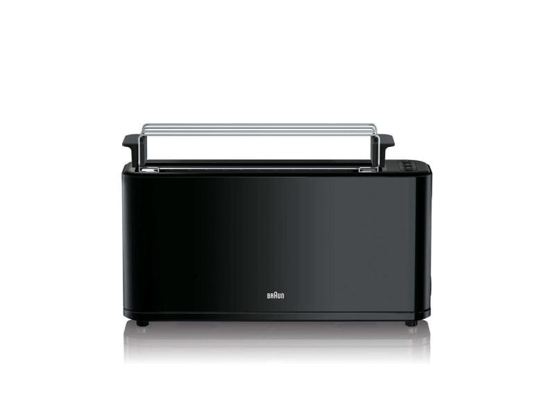 Braun Toaster PureEase HT3110 Schwarz Langschlitz Toaster, Schwarz