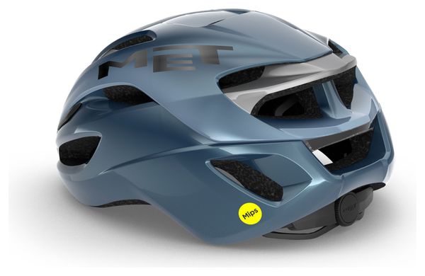 Casque Route MET Rivale Mips Bleu/Silver