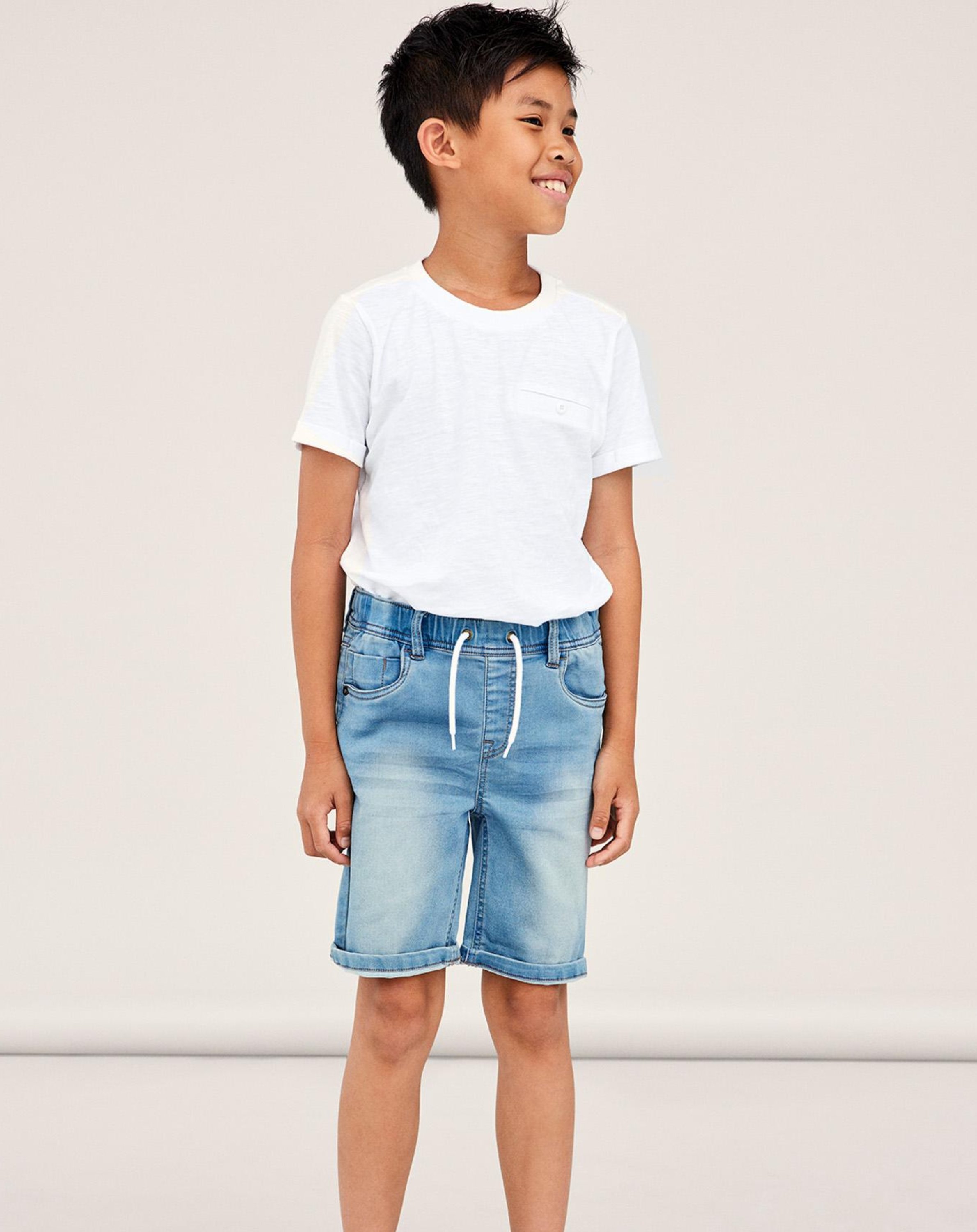 Bermudas NKMRYAN DNMTHAYER 1611 in light blue denim