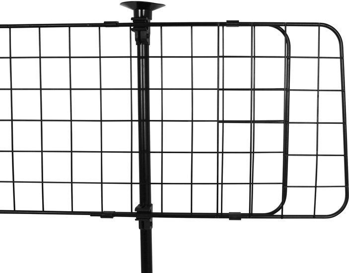 Carpoint - Hondenrek - Zwart - Staal - Verstelbaar 80-136 cm