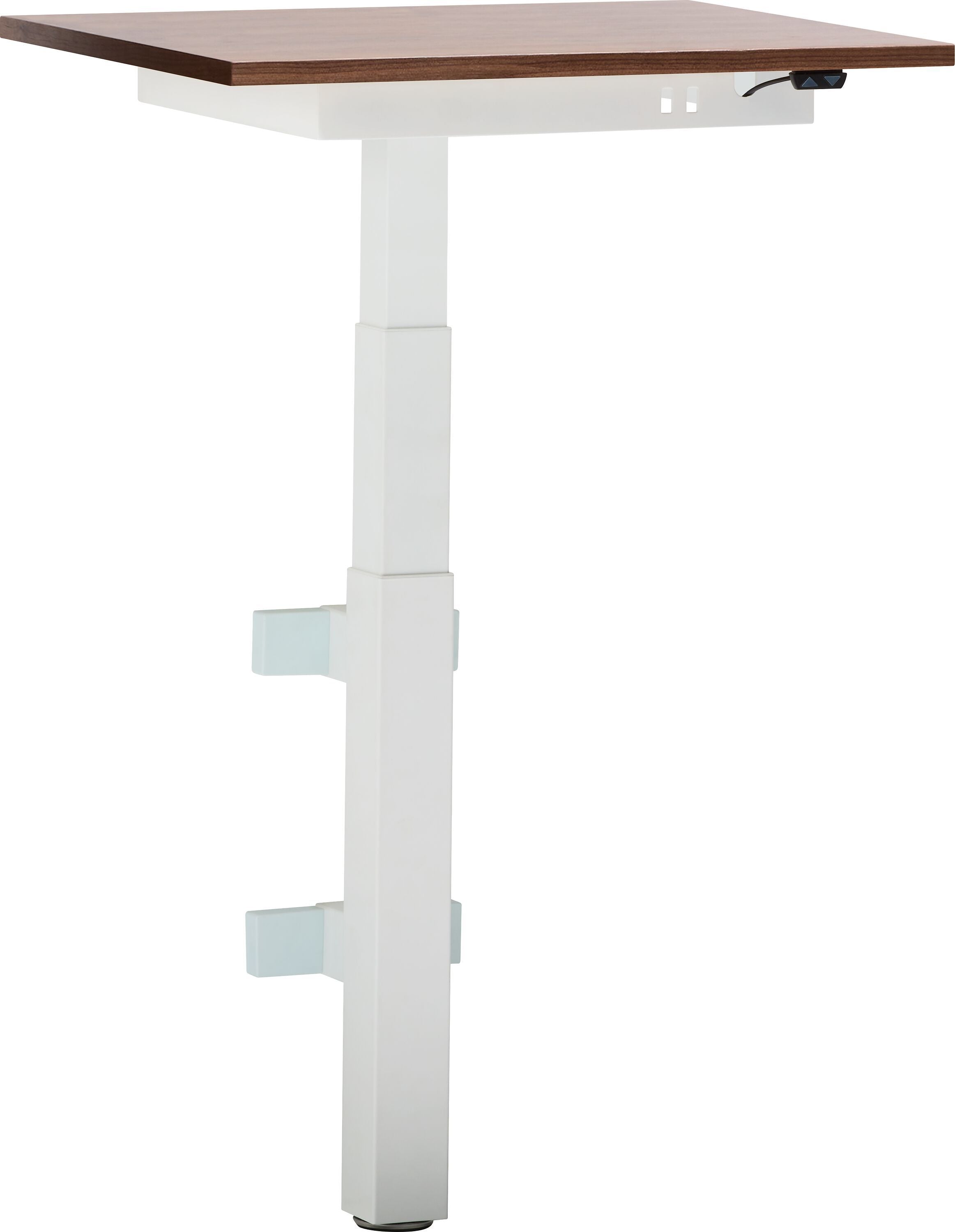 FLEXCUBE Wandtisch höhenverstellbar - Nussbaum / B: 65.0 cm x T: 50.0 cm x H: 62.5 cm