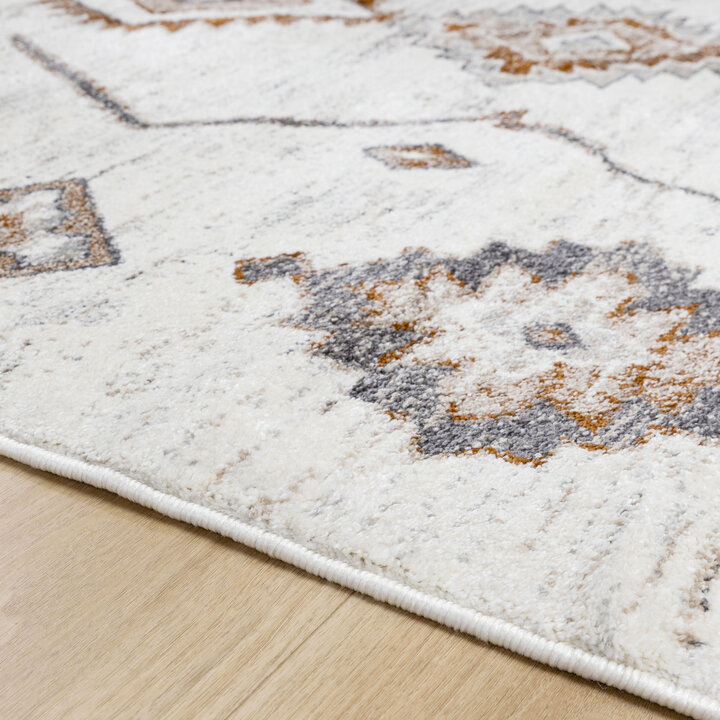 Hoogpolig vloerkleed - Blend Aztec Terra | Uniek design