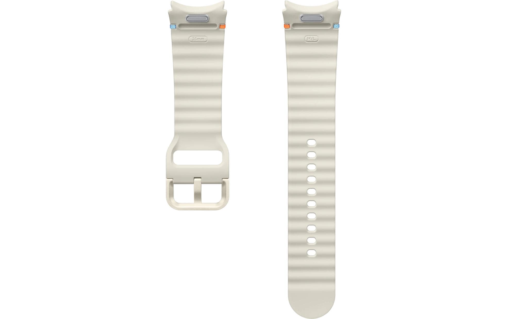 Armband Sport Band M/L Galaxy Watch 7 CreamSportliches Armband für die Samsung Galaxy Watch 7